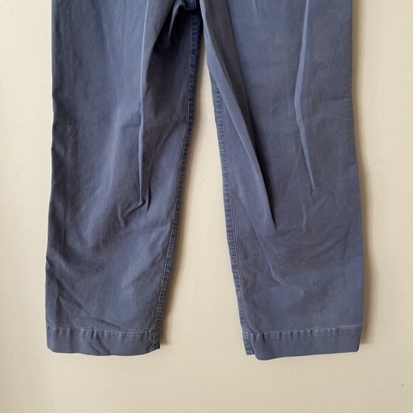 Marine Layer Bridget High Rise Crop Pants Marlin Blue Women's Size 2 - Picture 7 of 10